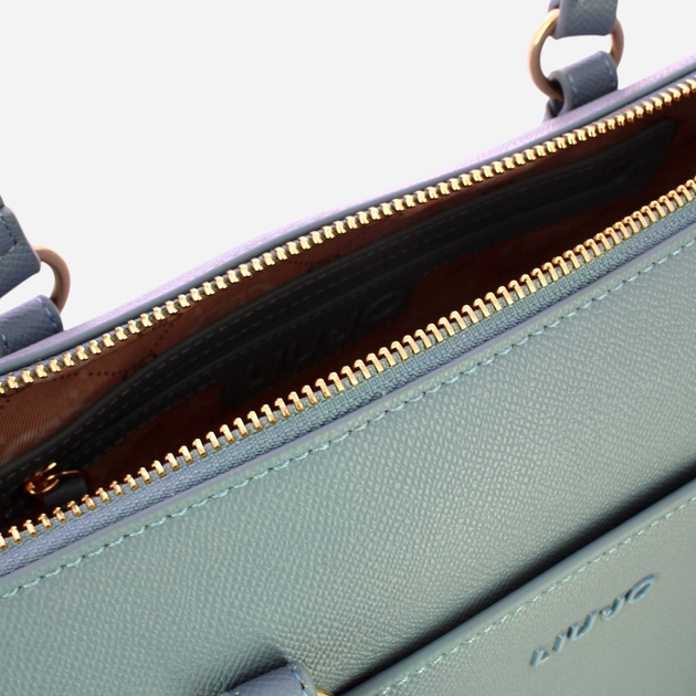 Torebka shopper damska mała Liu Jo AF4152E0087-X0581 Turkusowa - obraz 4