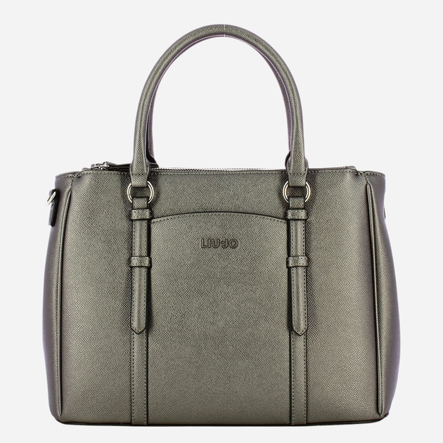 Torebka shopper damska mała Liu Jo AF4153E0087-04020 Szara - obraz 4