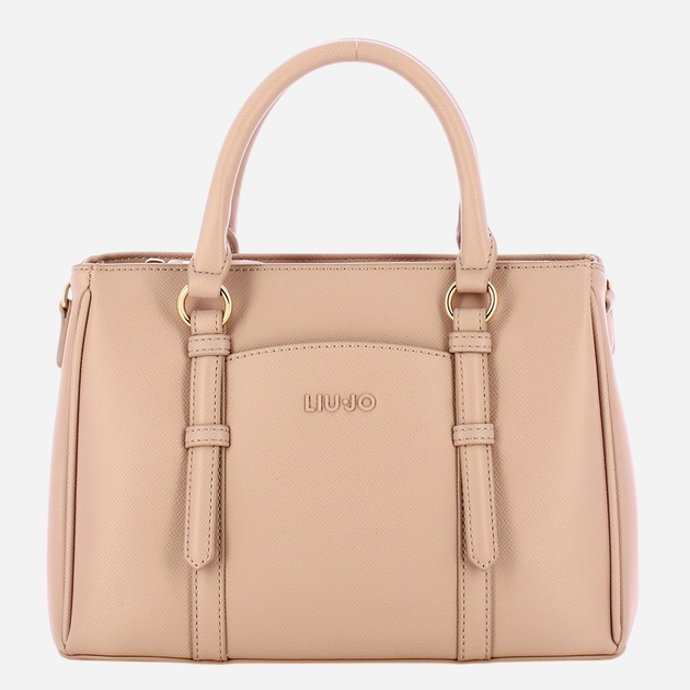Torebka shopper damska mała Liu Jo AF4154E0087-90077 Jasnoróżowa - obraz 4