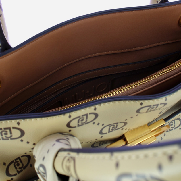 Torebka shopper damska duża Liu Jo AF4293E0503-N9918 Beżowa - obraz 5