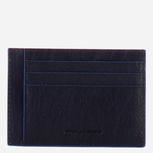 Etui na karty męskie skórzane Piquadro PP2762B2SR/BLU Niebieskie - obraz 2