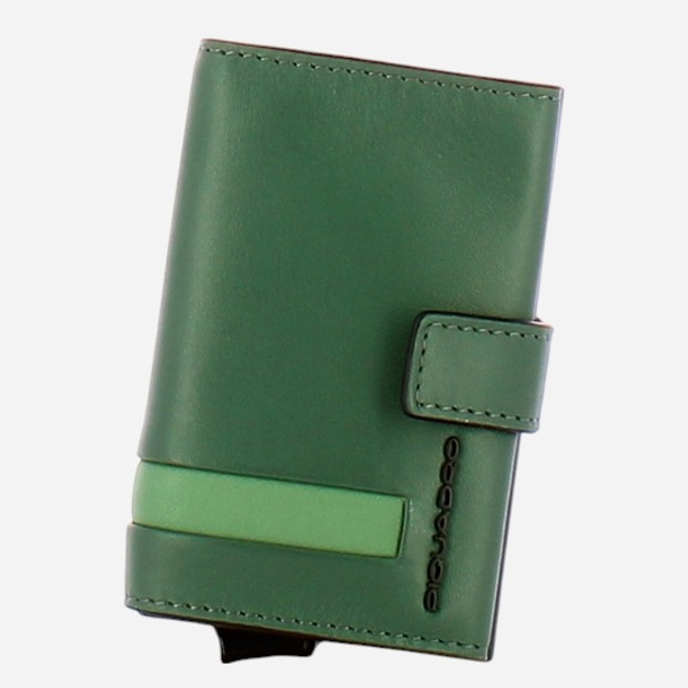 Etui na karty męskie RFID Piquadro PP5649S133R/VE Zielone - obraz 1