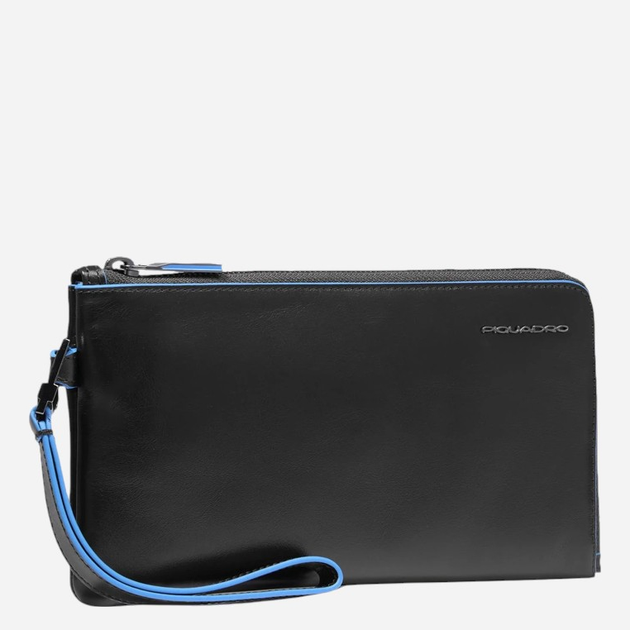 Kosmetyczka skórzana Piquadro AC2648B2R/N Czarna - obraz 3