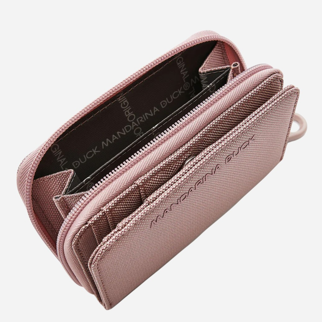 Гаманець жіночий тканинний для карток Mandarina Duck P10QMPN8-481 Рожевий (800070338836) - зображення 4