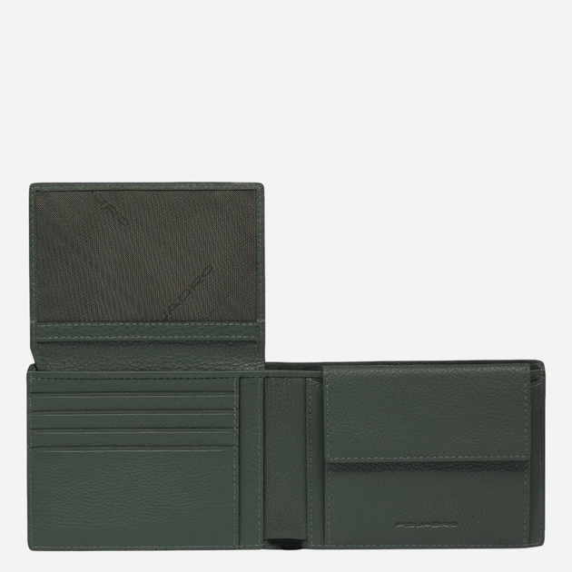 Portfel męski skórzany Piquadro PU1392S135R/VE Zielony - obraz 2