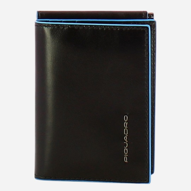 Portfel męski skórzany Piquadro PU3890B2R/N Czarny - obraz 1
