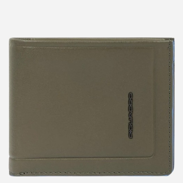 Portfel męski skórzany Piquadro PU4188S138R/VE Oliwkowy - obraz 1