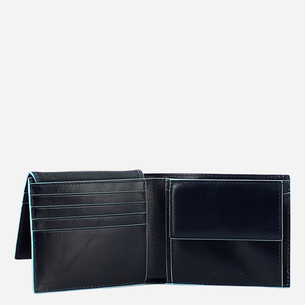 Portfel męski skórzany Piquadro PU4518B2R/BLU2 Niebieski - obraz 4