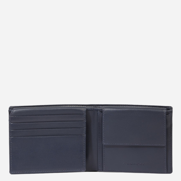 Портмоне чоловіче тканинне для карток Piquadro PU4518S136R/BLU Синє (800070334683) - зображення 3