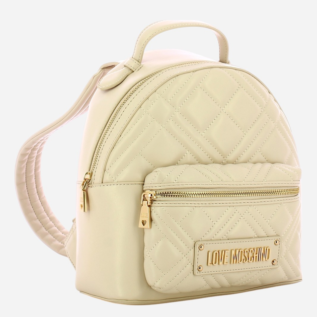 Plecak damski mały Love Moschino JC4148PP1MLA0110 Mleczny - obraz 3