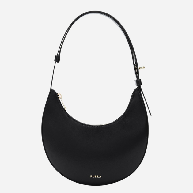 Сумка жіноча з натуральної шкіри маленька Furla Delizia WE00649AX0733O60001007 Чорна (800070331286) - зображення 1