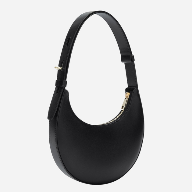 Сумка жіноча з натуральної шкіри маленька Furla Delizia WE00649AX0733O60001007 Чорна (800070331286) - зображення 4