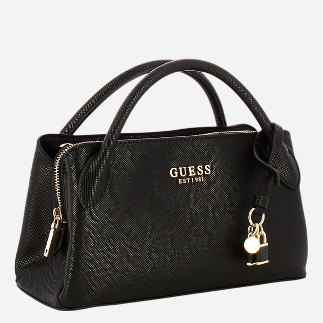 Torebka damska mała Guess Fedana HWZG9643050-BLA Czarna - obraz 3