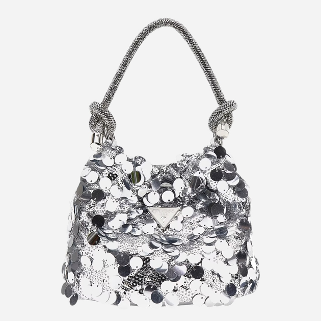 Torebka damska mini Guess Holiday HWEY9538750-SIL Srebrna - obraz 1