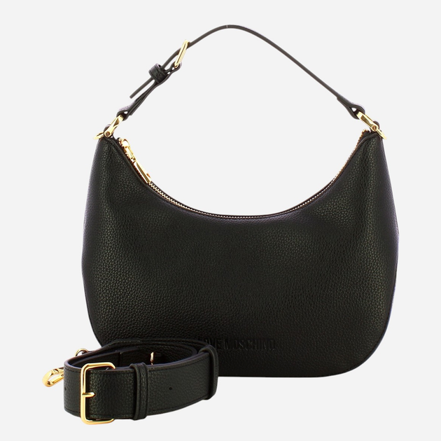 Сумка жіноча середня Love Moschino JC4018PP1MLT0000 Чорна (800070339023) - зображення 4