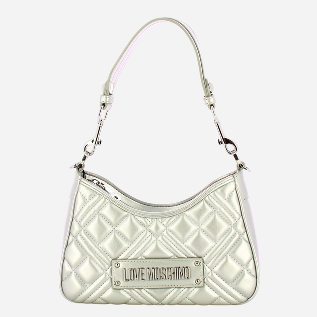 Сумка жіноча середня Love Moschino JC4152PP1MLA196B Срібляста (800070339042) - зображення 1