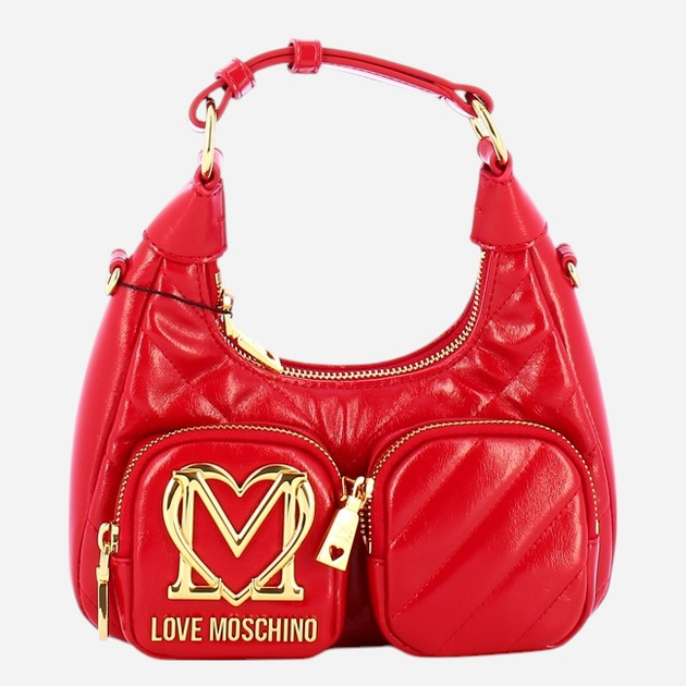 Сумка жіноча маленька Love Moschino JC4320PP0LKM0500 Червона (800070326618) - зображення 1