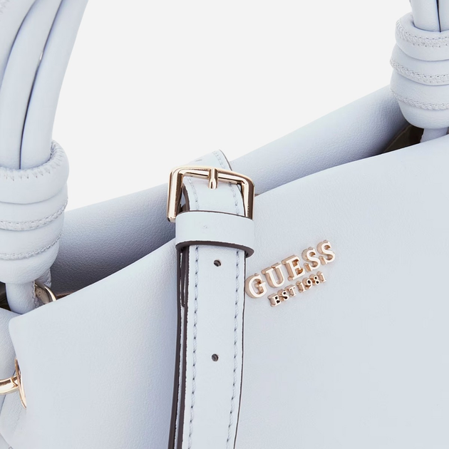 Сумка жіноча маленька Guess Sansa HWNG8476110-PWB Блакитна (800070334965) - зображення 5
