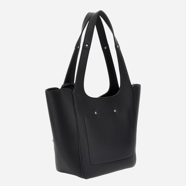 Zestaw (torebka shopper + kosmetyczka) damski Guess Helina HWBG9640220-BLA Czarny - obraz 2