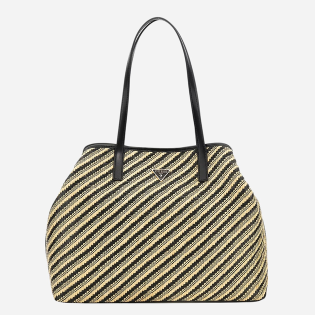 Zestaw (torebka shopper + kosmetyczka) damski Guess Vikky II HWWS9318290-NTB Czarny - obraz 3