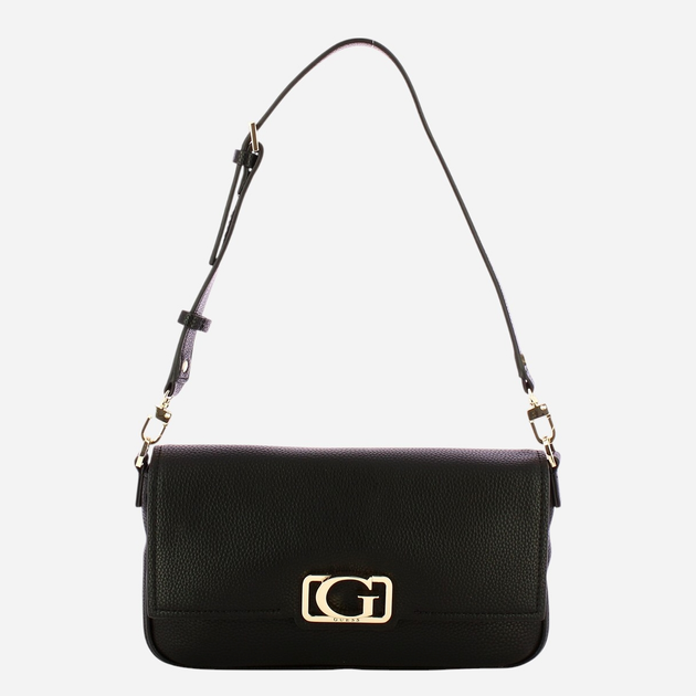 Torebka bagietka damska mała Guess Circe HWBG9642190-BLA Czarna - obraz 1