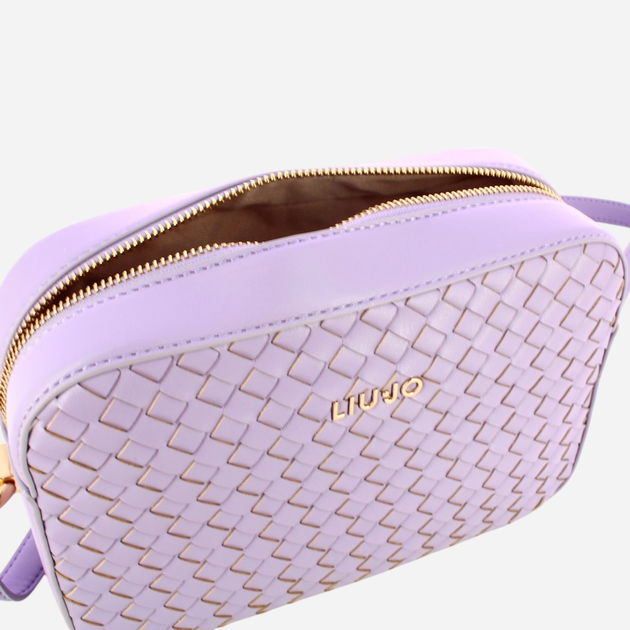 Сумка крос-боді через плече жіноча маленька Liu Jo AA4156E0513-00172 Бузкова (800070317011) - зображення 4