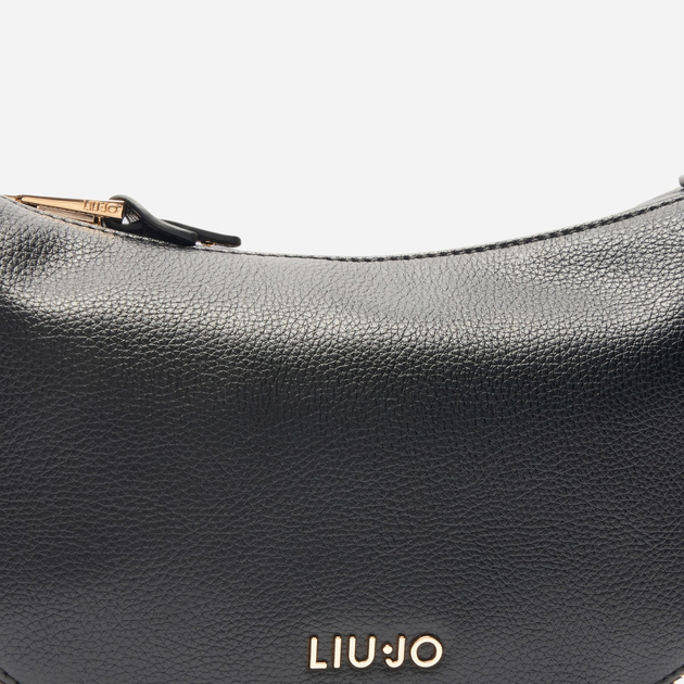 Сумка крос-боді через плече жіноча середня Liu Jo AA5043E0054-22222 Чорна (800070335685) - зображення 6