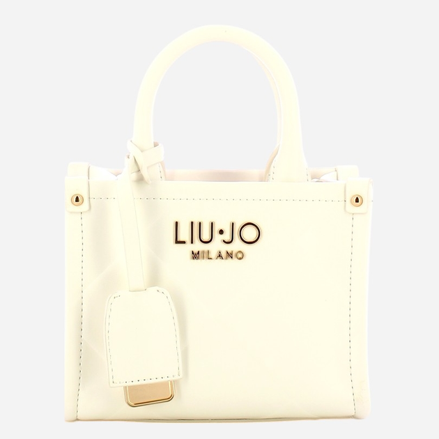 Сумка крос-боді через плече жіноча маленька Liu Jo AA5102E0778-01065 Біла (800070335703) - зображення 4