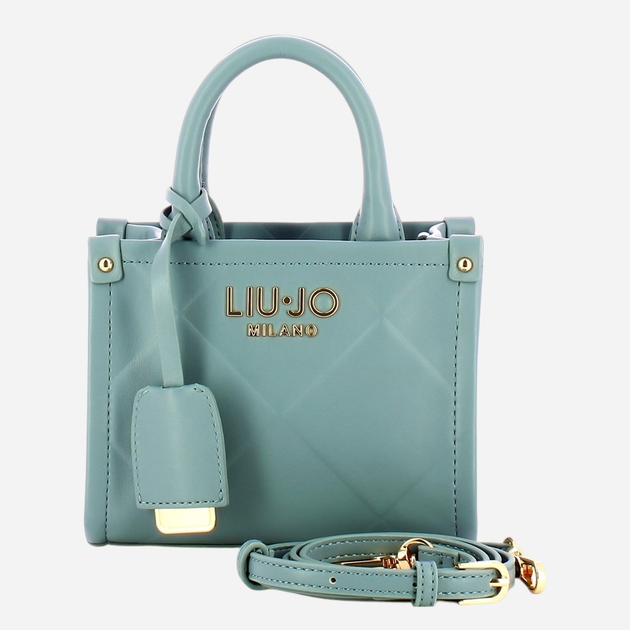 Сумка крос-боді через плече жіноча маленька Liu Jo AA5102E0778-64018 Бірюзова (800070335704) - зображення 1