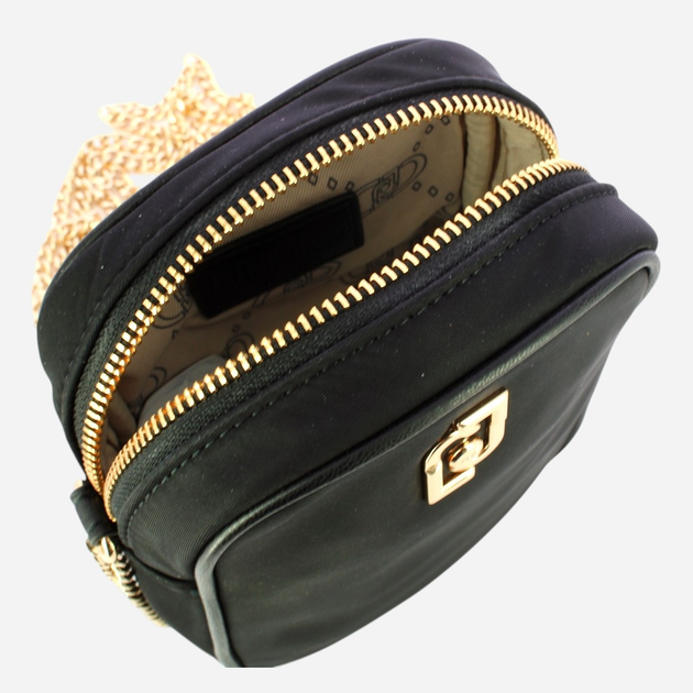 Torebka crossbody damska materiałowa Liu Jo AA5183T4559-22222 Czarna - obraz 4