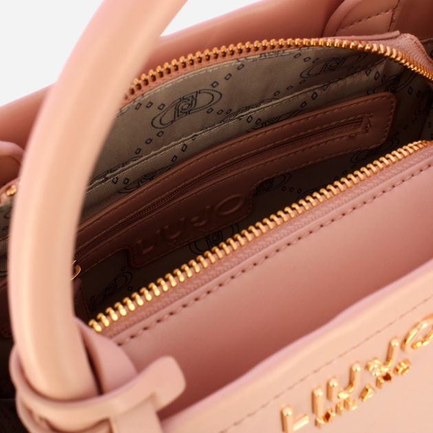 Torebka crossbody damska mała Liu Jo AA5192E0778-00178 Jasnoróżowa - obraz 5