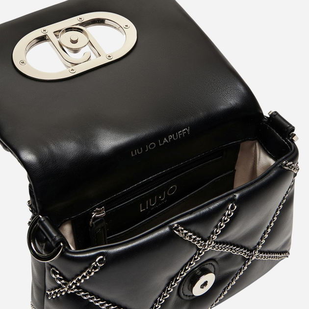 Torebka crossbody damska mini Liu Jo AA5269E0006-22222 Czarna - obraz 4