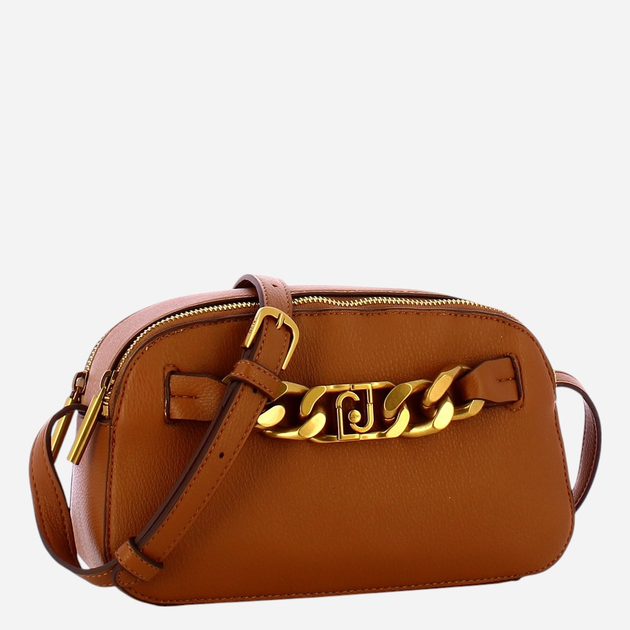 Torebka crossbody damska mała Liu Jo AF3148E0027-X0282 Brązowa - obraz 3