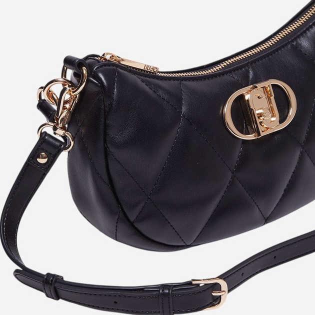 Torebka crossbody damska mała Liu Jo AF3248E0426-22222 Czarna - obraz 4