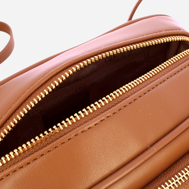 Torebka crossbody damska mała Liu Jo AF4111E0039-X0534 Brązowa - obraz 4