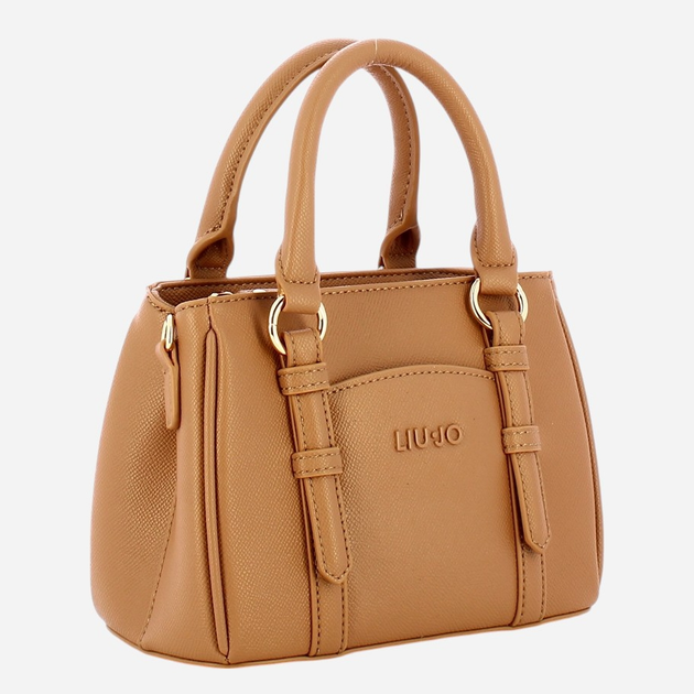 Torebka crossbody damska mini Liu Jo AF4155E0087-S3138 Brązowa - obraz 3