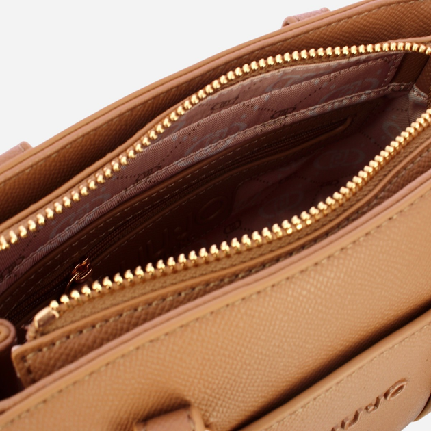 Torebka crossbody damska mini Liu Jo AF4155E0087-S3138 Brązowa - obraz 5