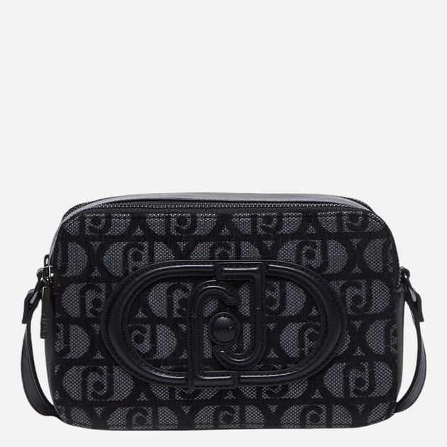 Torebka crossbody damska materiałowa Liu Jo AF4248T6438-Y9679 Czarna - obraz 1
