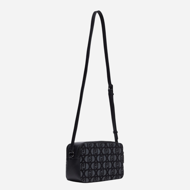 Torebka crossbody damska materiałowa Liu Jo AF4248T6438-Y9679 Czarna - obraz 3