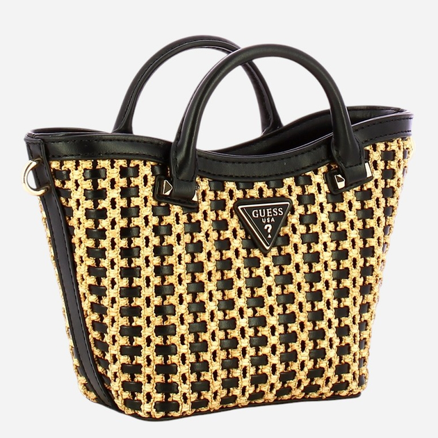 Сумка крос-боді через плече жіноча маленька Guess Atalia HWWG9647750-NTB Чорна (800070334994) - зображення 4