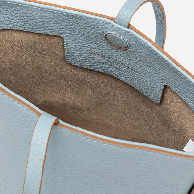 Torebka crossbody damska skórzana Gianni Chiarini Amelia BS-11345/COMM-GRN-3615 Błękitna - obraz 4