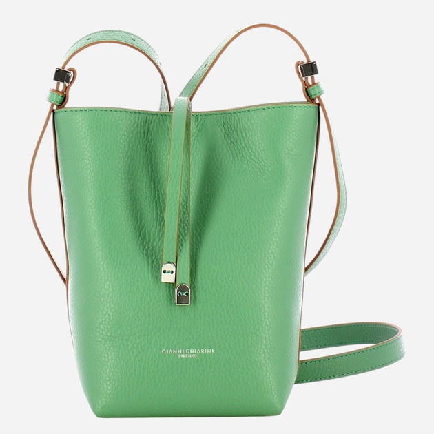 Torebka crossbody damska skórzana Gianni Chiarini Amelia BS-11345/COMM-GRN-382 Zielona - obraz 1