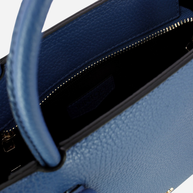 Torebka crossbody damska skórzana IUNTOO Armonia 168117-007 Niebieska - obraz 5