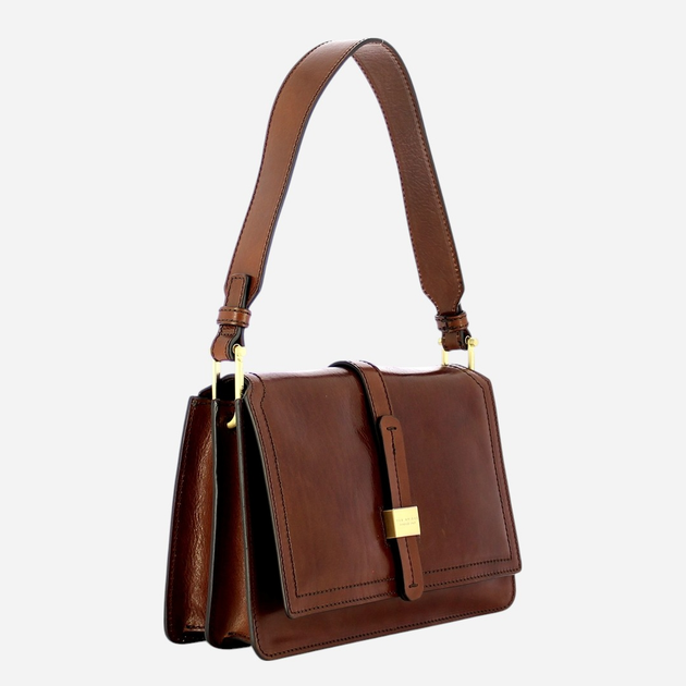 Torebka crossbody damska skórzana The Bridge Beatrice 04463001-14 Brązowa - obraz 4