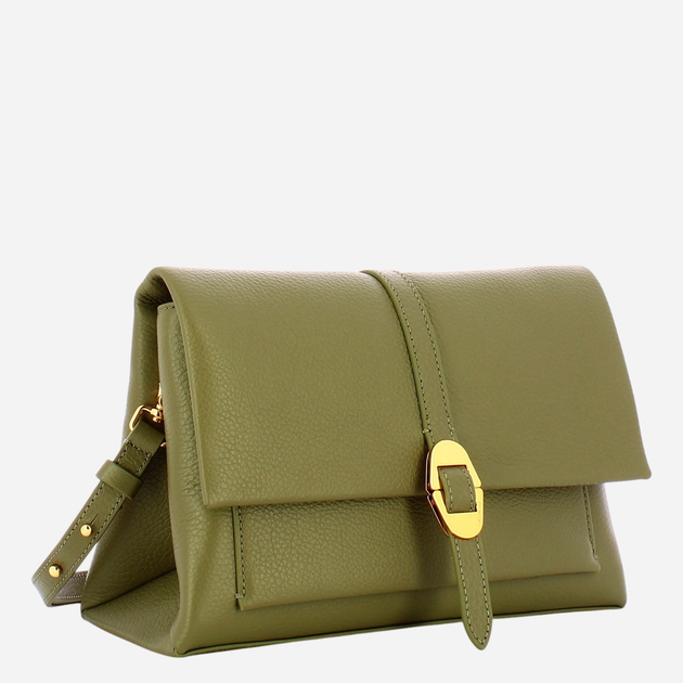Torebka crossbody damska skórzana Coccinelle Dorian E1RCK120201-G35 Zielona - obraz 3