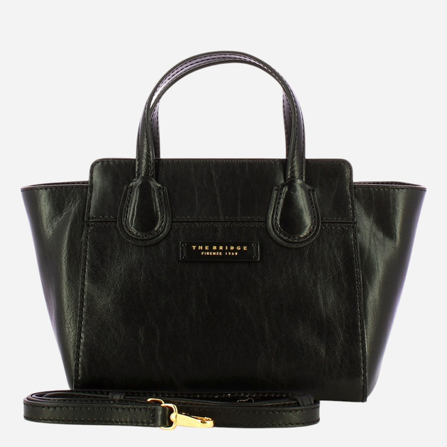 Torebka crossbody damska skórzana The Bridge Elettra 44673501-30 Czarna - obraz 1