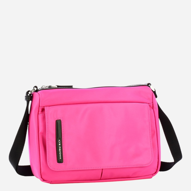 Сумка крос-боді через плече жіноча тканинна середня Mandarina Duck Hunter P10VCT27-15T Рожева (800070341035) - зображення 3
