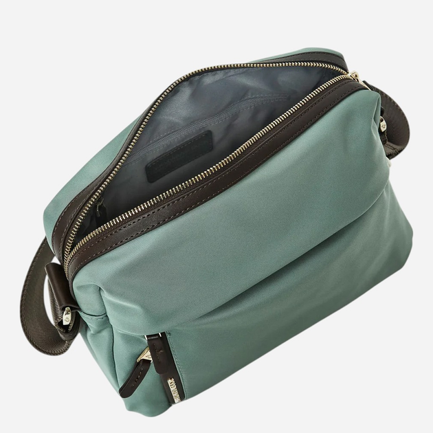 Сумка крос-боді через плече жіноча тканинна середня Mandarina Duck Hunter P10VCT19-A61 Зелена (800070338822) - зображення 4