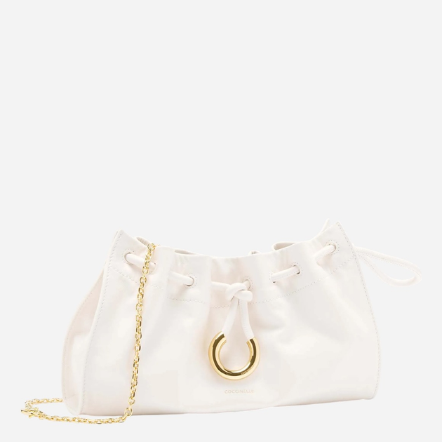 Torebka crossbody damska skórzana Coccinelle Isabela E1SCA190101-H14 Biała - obraz 2