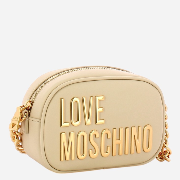 Сумка крос-боді через плече жіноча маленька Love Moschino JC4026PP1MKD0110 Молочна (800070339029) - зображення 3